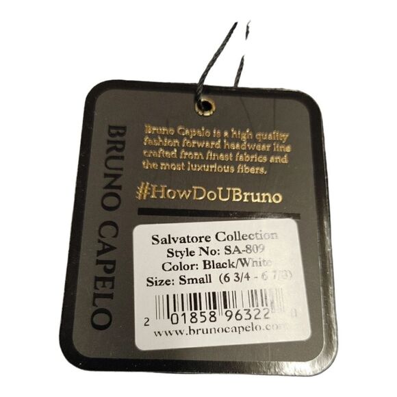 MEN'S BRUNO CAPELO SALVATORE 2.5" SNAP BRIM WITH CLASSY GROSGRAIN HATBAND SA809 - Picture 8 of 9